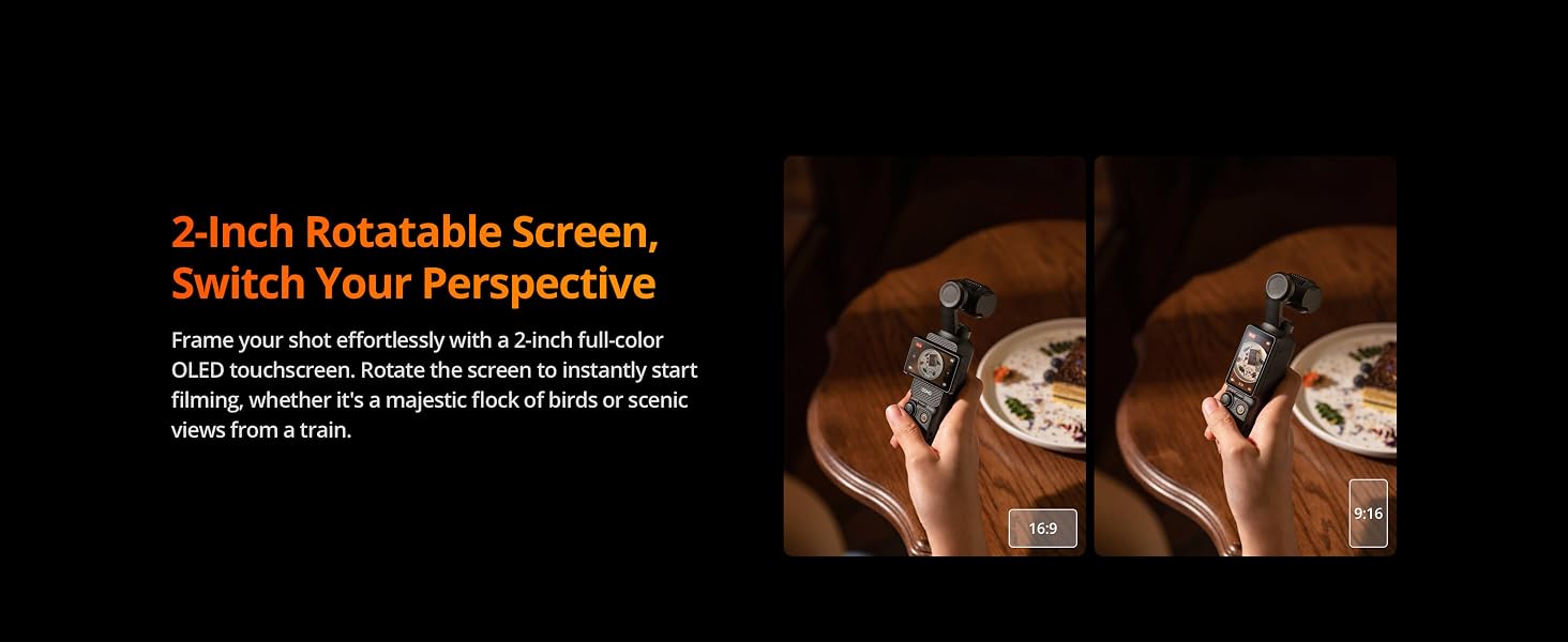 DJI Osmo Pocket 3 Vlogging Camera with 1'' CMOS & 4K/120fps Video
